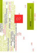 Revue Le Quartanier, no 07